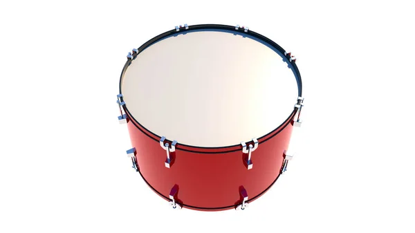 Rode Drum Muziek Weergave — Stockfoto