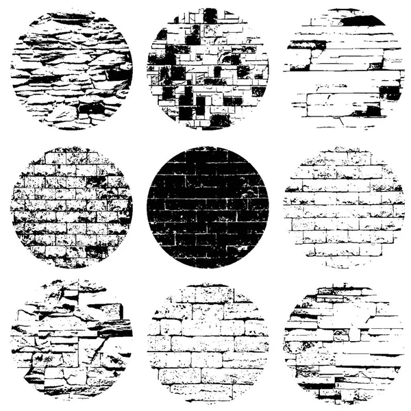 Κύκλος Brickwall σετ — Διανυσματικό Αρχείο