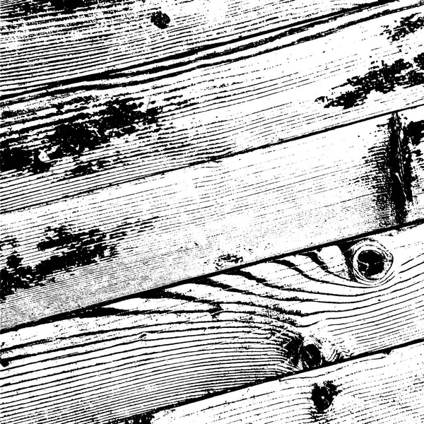 Tanaman Wooden Overlay - Stok Vektor