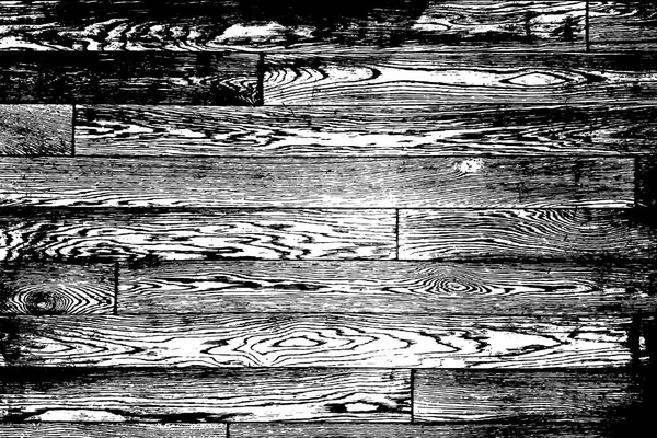 Grunge Planches Bois Fond Salissant Texture Recouvrement Bois Granuleux Perturbé — Image vectorielle