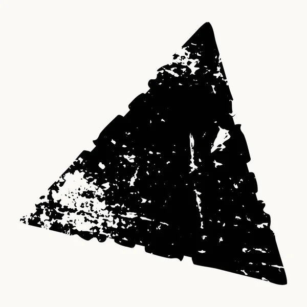 Triangle isolé Grunge — Image vectorielle