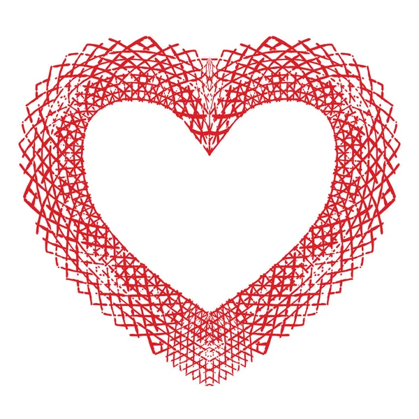 Гранж ізольовані серця — стоковий вектор