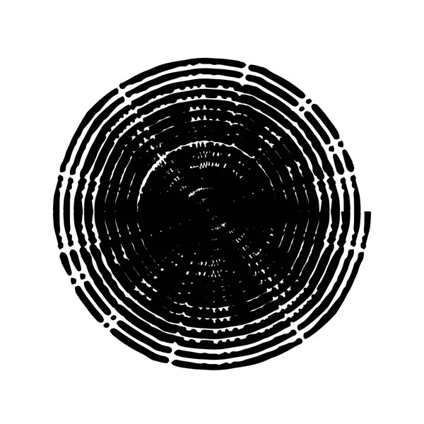 Timbre spirale Grunge — Image vectorielle