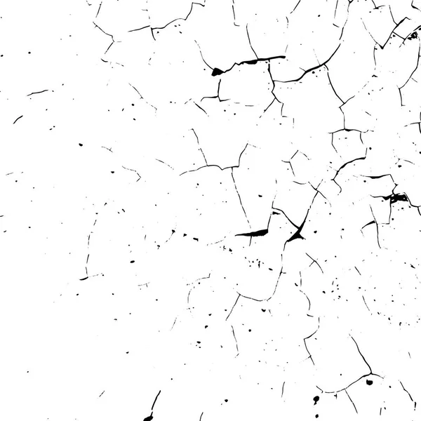 Texture de superposition fissurée — Image vectorielle