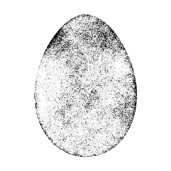 Grunge Easter Egg — Stock Vector