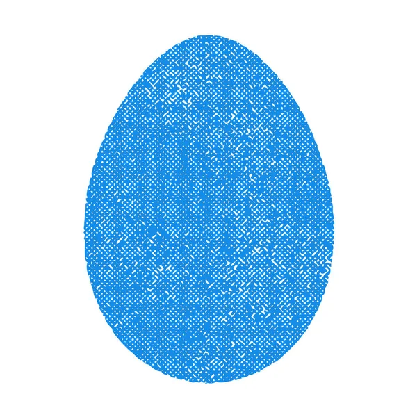 Huevo de color grunge — Vector de stock