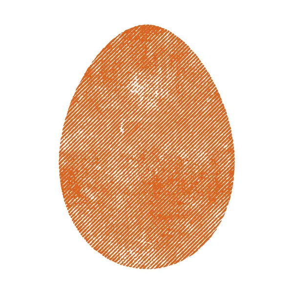 Huevo de color grunge — Vector de stock