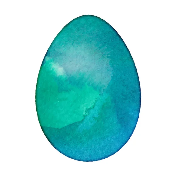 Uovo ad acquerello isolato — Vettoriale Stock