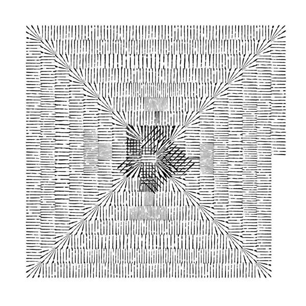 Quadratischer isolierter Grunge — Stockvektor