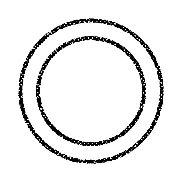 Grunge Timbre mince — Image vectorielle