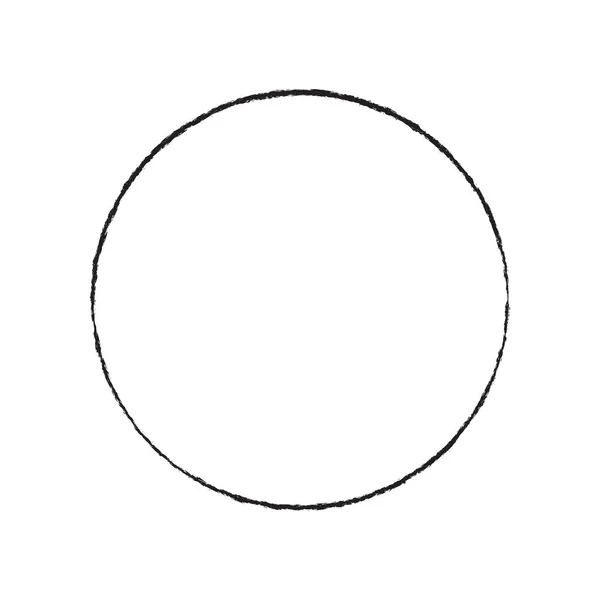 Marco de círculo delgado — Archivo Imágenes Vectoriales