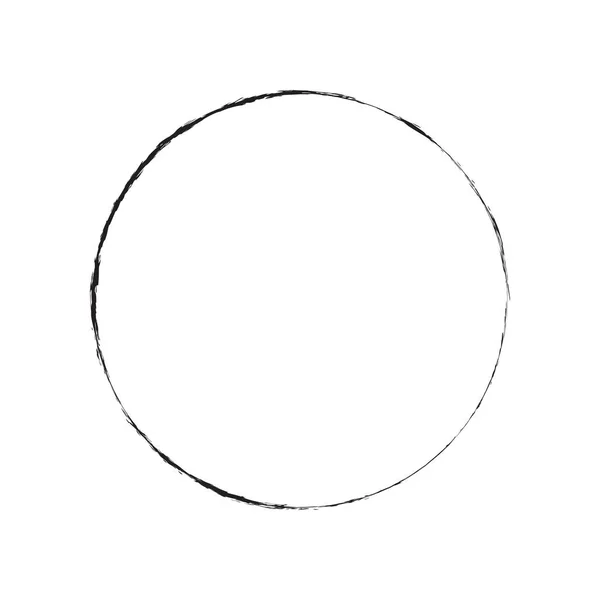 Dun cirkel frame — Stockvector