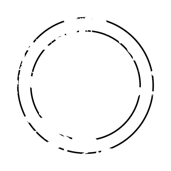 Cadre de cercle mince — Image vectorielle