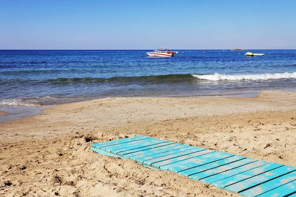 Isola Grecia Spiaggia Creta Paesaggio Delle Vacanze Nella Soleggiata Giornata — Foto Stock
