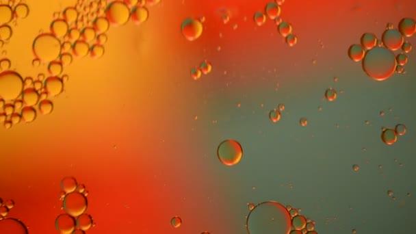 泡と抽象的な水 — ストック動画