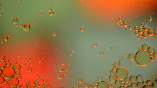 抽象水与泡沫 — 图库视频影像