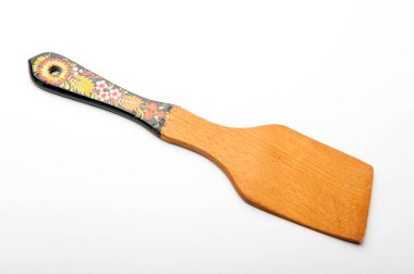 tahta spatula yakın çekim