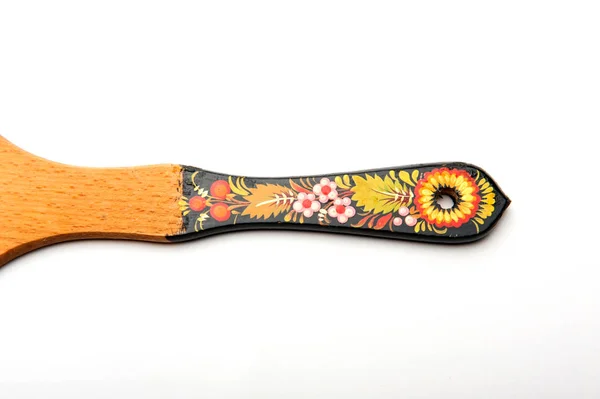tahta spatula yakın çekim
