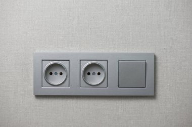 Elektrik geçin. elektrikli ızgara. yakın çekim anahtarı. Elektrik yakın çekim