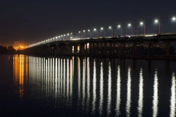 Notte Bellissimo Paesaggio Della Città — Foto Stock