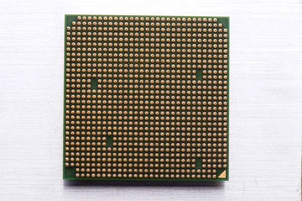 personal computer processor. close-up processor