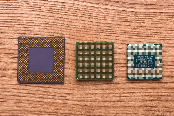 personal computer processor. close-up processor