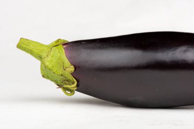 Patlıcan portre. güzel patlıcan. sağlıklı sebze. Patlıcan