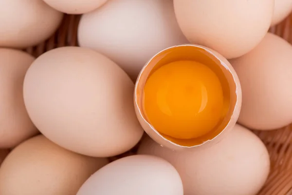 Huevos Pollo Cerca Huevos —  Fotos de Stock