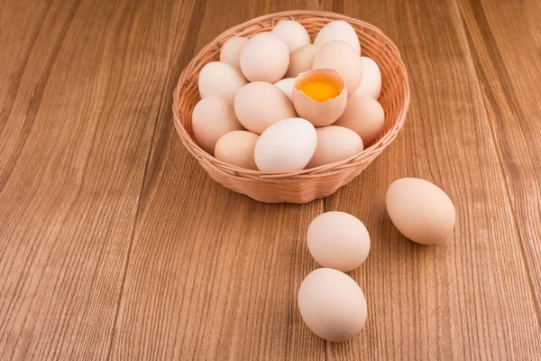 Huevos Pollo Cerca Huevos —  Fotos de Stock