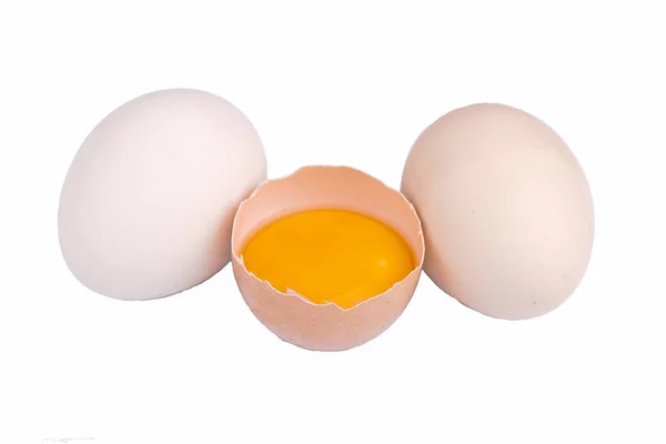 Huevos Pollo Cerca Huevos — Foto de Stock