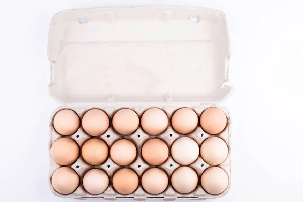 Huevos Pollo Cerca Huevos — Foto de Stock