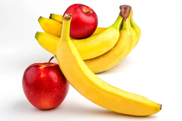 苹果关闭 香蕉关闭 — 图库照片