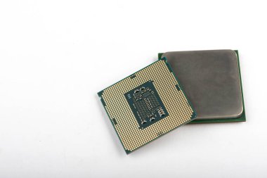 bilgisayar için CPU. işlemci yakın çekim