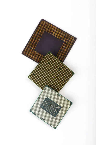 Die Cpu Für Den Computer Prozessor Nahaufnahme — Stockfoto