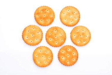 kraker portre. Beyaz arka plan üzerinde kraker