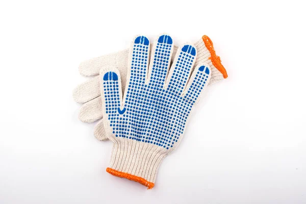 Guantes Para Trabajo Guantes Cerca Protección Manos —  Fotos de Stock