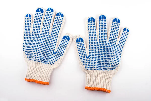 Guantes Para Trabajo Guantes Cerca Protección Manos —  Fotos de Stock