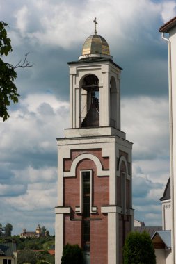 kilisenin cephesi. kilisenin bir parçası. güzel tapınak
