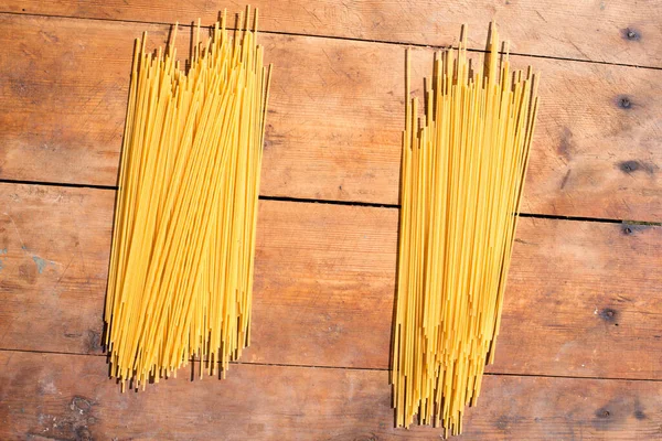 Gros Plan Sur Les Spaghetti Vermicelles — Photo