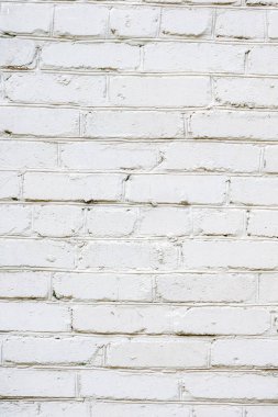 Beyaz tuğla duvar arka plan. Tasarım için tuğla duvar dokusu.