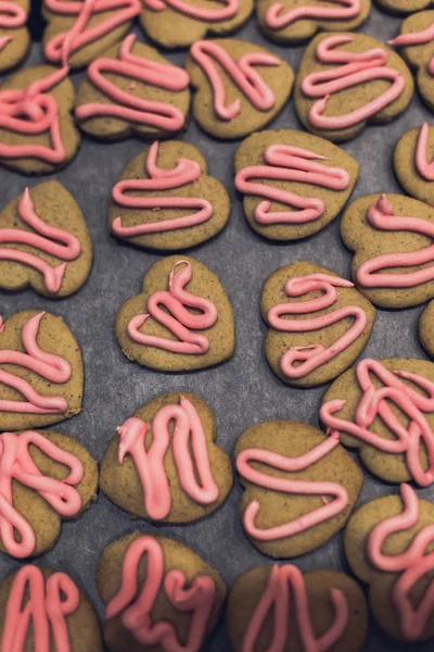 Biscoitos Baunilha Doces Saborosos — Fotografia de Stock