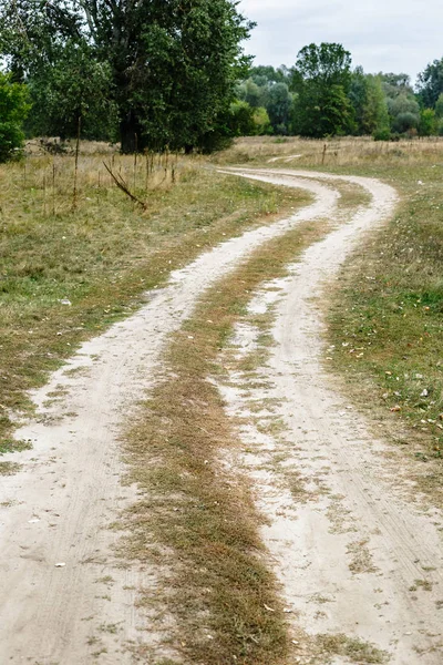 Oude Landelijke Weg Zomer — Stockfoto