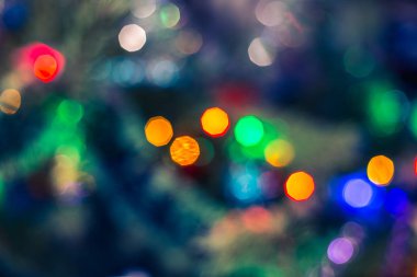 Noel bokeh arka plan doku soyut