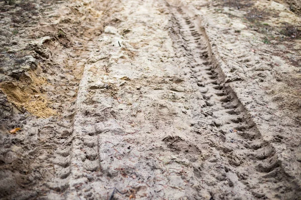 Band Tracks Zandweg — Stockfoto