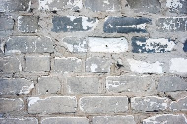 Eski tuğla duvar arka plan doku tasarımı için.