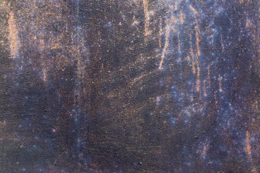 Çizikler ve çatlaklar ile eski metal duvar doku arka plan.