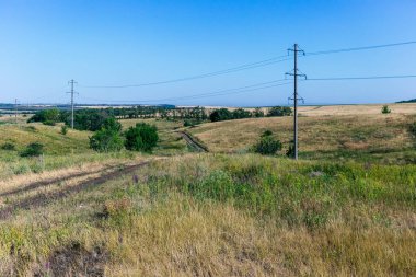 Güzel yaz alan yol Ukrayna.
