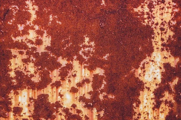 Rusty Metal Pintado Superficie Vieja Para Diseño Textura Metálica Fondo —  Fotos de Stock