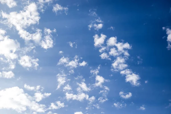Bellissimo Cielo Blu Con Nuvole Sfondo Cielo — Foto Stock