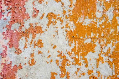 Eski duvar grunge kökenden çatlaklar ve soyulması boya ile dokular.